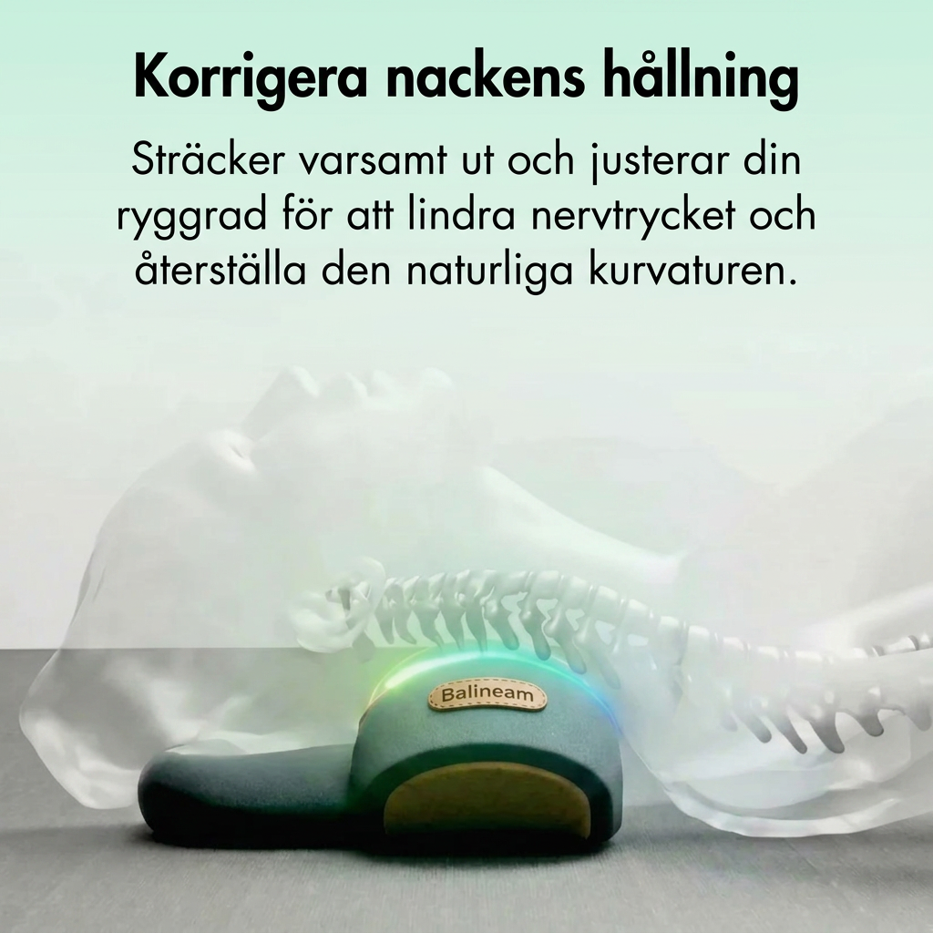 Lindra nacksmärtan på 15 minuter — eller pengarna tillbaka i 365 dagar