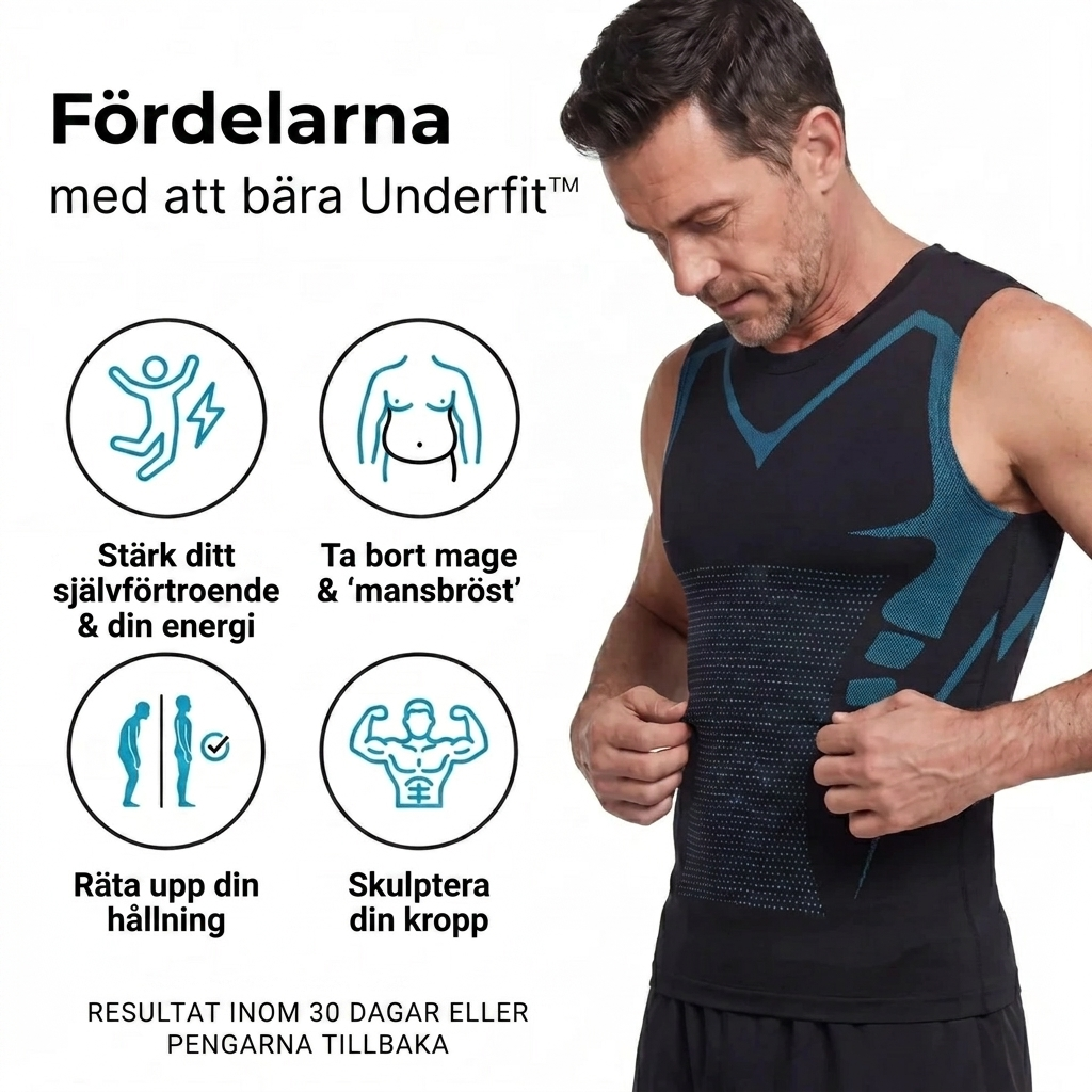 Underfit™ | Formande Kompressionslinne för Män