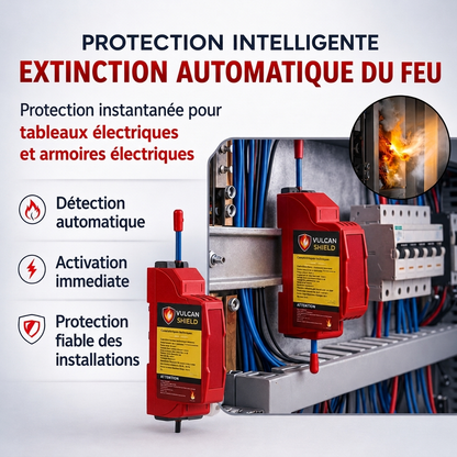 Dispositif automatique à aérosol DIN qui sauve des vies - Vulcan Shield®