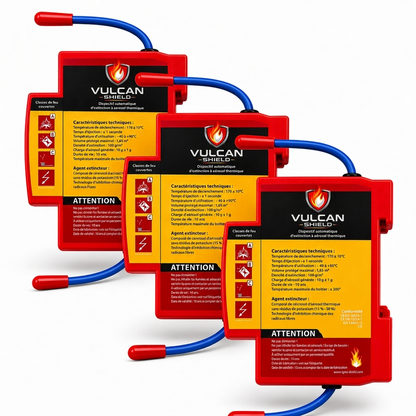 Dispositif automatique à aérosol DIN qui sauve des vies - Vulcan Shield®
