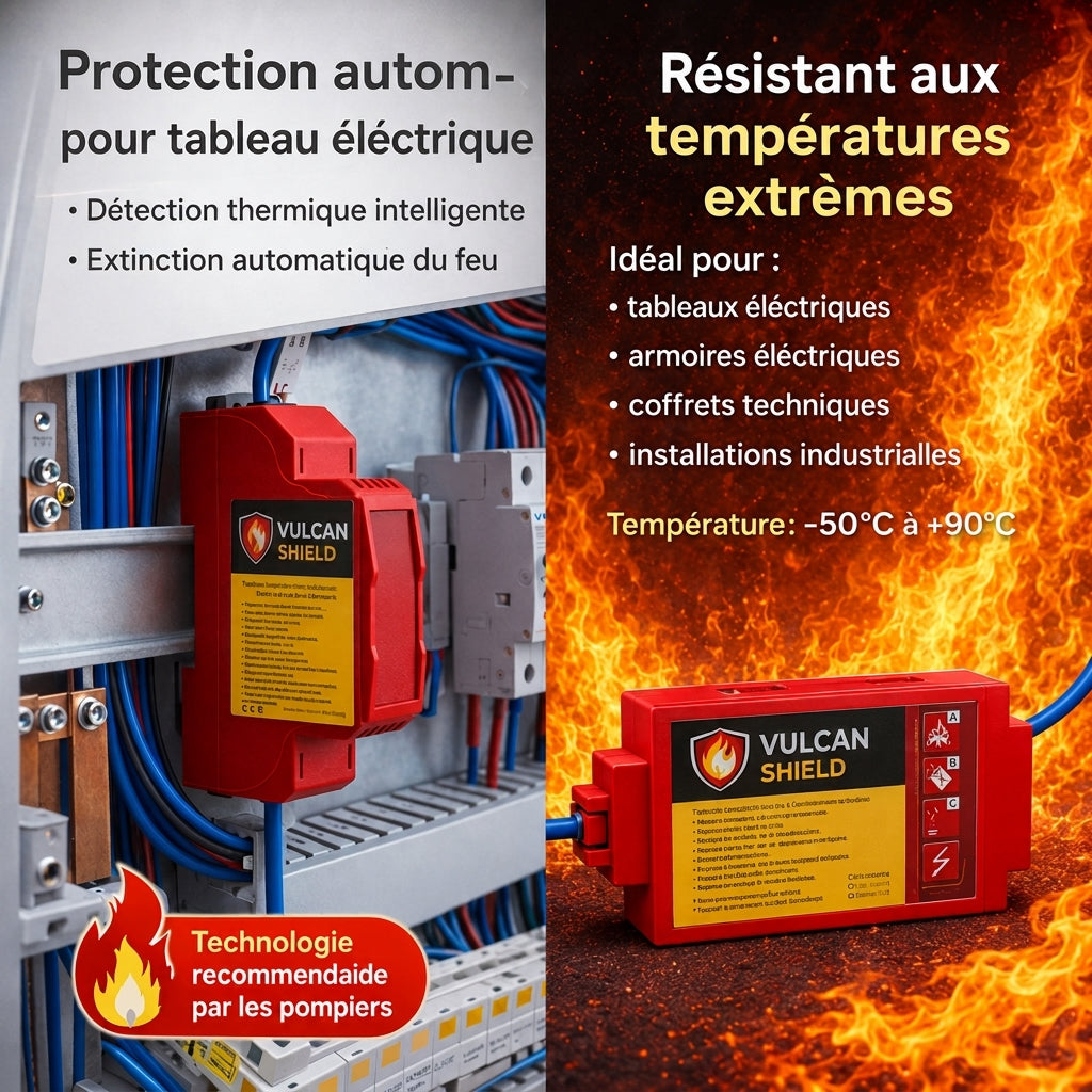 Dispositif automatique à aérosol DIN qui sauve des vies - Vulcan Shield®